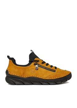 Rieker Sneakersy 55073-68 Żółty ze sklepu MODIVO w kategorii Buty sportowe damskie - zdjęcie 184950005