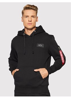Alpha Industries Bluza Back Print 178318 Czarny Regular Fit - id: 0000209175073 - marki Alpha Industries - 184950229 Alpha Industries Bluza Back Print 178318 Czarny Regular Fit ze sklepu MODIVO w kategorii Bluzy męskie - zdjęcie 184950229