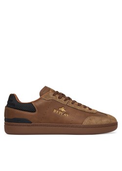 Sneakersy REPLAY GMSD7.000.C0004S Brązowy ze sklepu eobuwie.pl w kategorii Buty sportowe męskie - zdjęcie 184952897