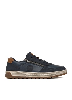 Sneakersy Rieker 37029-16 Granatowy ze sklepu eobuwie.pl w kategorii Buty sportowe męskie - zdjęcie 184952987