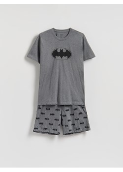 Reserved - Dwuczęściowa piżama BATMAN - ciemnoszary ze sklepu Reserved w kategorii Piżamy męskie - zdjęcie 184955286