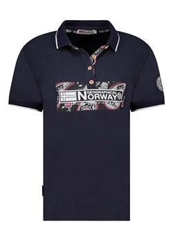 Geographical Norway Koszulka polo w kolorze granatowym ze sklepu Limango Polska w kategorii Bluzki damskie - zdjęcie 184955475
