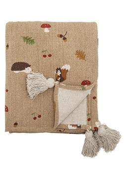 Bloomingville Pled &quot;Fall&quot; w kolorze beżowym - 160 x 130 cm ze sklepu Limango Polska w kategorii Tekstylia - zdjęcie 184955625