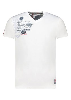 Geographical Norway Koszulka &quot;Jademora&quot; w kolorze białym ze sklepu Limango Polska w kategorii T-shirty męskie - zdjęcie 184955837