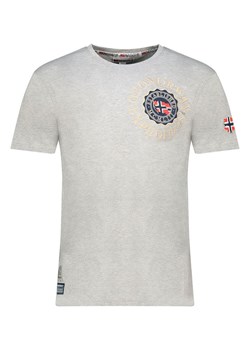 Geographical Norway Koszulka &quot;Jeganto&quot; w kolorze szarym ze sklepu Limango Polska w kategorii T-shirty męskie - zdjęcie 184955849