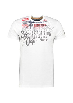 Geographical Norway Koszulka &quot;Jelegant&quot; w kolorze białym ze sklepu Limango Polska w kategorii T-shirty męskie - zdjęcie 184955879