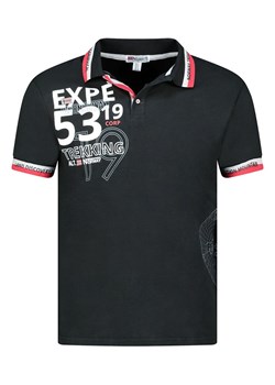 Geographical Norway Koszulka polo &quot;Krug&quot; w kolorze czarnym ze sklepu Limango Polska w kategorii T-shirty męskie - zdjęcie 184955887