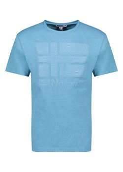 Geographical Norway Koszulka &quot;Jraye&quot; w kolorze niebieskim ze sklepu Limango Polska w kategorii T-shirty męskie - zdjęcie 184955919