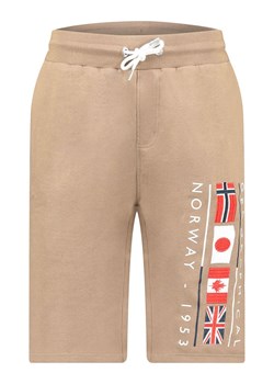 Geographical Norway Bermudy dresowe &quot;Paurant&quot; w kolorze beżowym ze sklepu Limango Polska w kategorii Spodenki męskie - zdjęcie 184955927