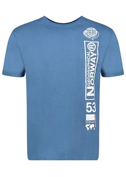 Geographical Norway Koszulka &quot;Japon&quot; w kolorze niebieskim ze sklepu Limango Polska w kategorii T-shirty męskie - zdjęcie 184955955