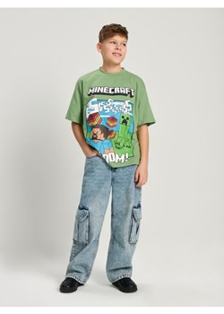 Sinsay - Koszulka Minecraft - zielony ze sklepu Sinsay w kategorii T-shirty chłopięce - zdjęcie 184956907