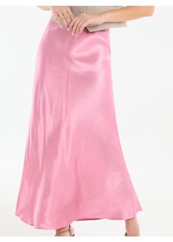 Sinsay - Satynowa spódnica midi z wiskozy - różowy ze sklepu Sinsay w kategorii Spódnice - zdjęcie 184956919