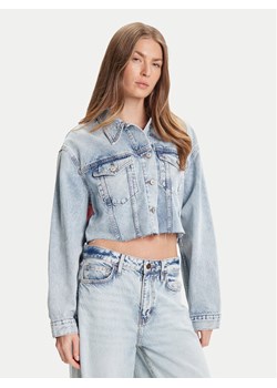 Tommy Jeans Kurtka jeansowa DW0DW21063 Niebieski Relaxed Fit ze sklepu MODIVO w kategorii Kurtki damskie - zdjęcie 184957428