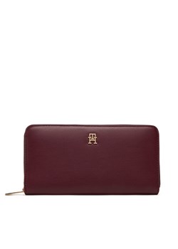 Tommy Hilfiger Duży Portfel Damski Th Icon Lrg Za AW0AW17744 Bordowy ze sklepu MODIVO w kategorii Portfele damskie - zdjęcie 184957555
