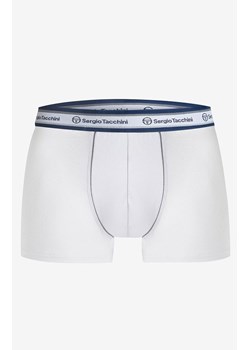 Sergio Tacchini bokserki męskie bawełniane białe 9000 SRT9000WH, Kolor biały, Rozmiar S, Sergio Tacchini ze sklepu Intymna w kategorii Majtki męskie - zdjęcie 184958667