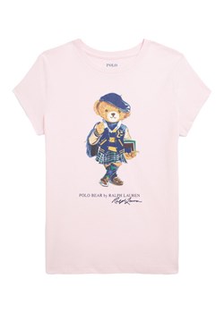 Polo Ralph Lauren T-Shirt 313961230001 Różowy Regular Fit ze sklepu MODIVO w kategorii Bluzki dziewczęce - zdjęcie 184959259