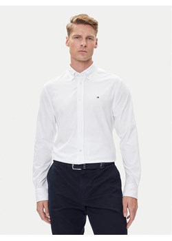 Tommy Hilfiger Koszula Performance MW0MW39418 Biały Slim Fit ze sklepu MODIVO w kategorii Koszule męskie - zdjęcie 184959275