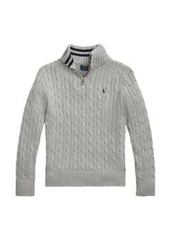 Polo Ralph Lauren Sweter 323868894010 Szary Regular Fit ze sklepu MODIVO w kategorii Swetry chłopięce - zdjęcie 184959288