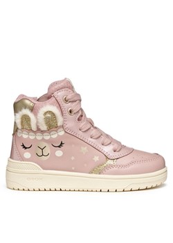 Geox Sneakersy J Washiba J56HXE 0BCKN CA82U M Różowy ze sklepu MODIVO w kategorii Buty sportowe dziecięce - zdjęcie 184959339