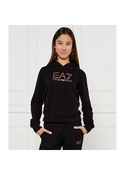 EA7 Bluza | Regular Fit ze sklepu Gomez Fashion Store w kategorii Bluzy dziewczęce - zdjęcie 184959725