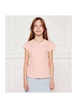 Tommy Hilfiger T-shirt | Regular Fit ze sklepu Gomez Fashion Store w kategorii Bluzki dziewczęce - zdjęcie 184959837