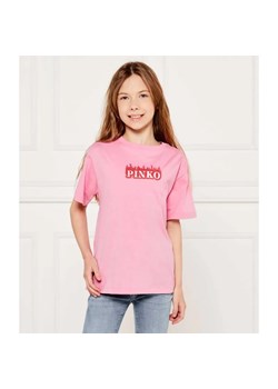 Pinko UP T-shirt | Oversize fit ze sklepu Gomez Fashion Store w kategorii Bluzki dziewczęce - zdjęcie 184959858