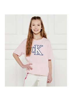 Calvin Klein Jeans T-shirt | Loose fit ze sklepu Gomez Fashion Store w kategorii Bluzki dziewczęce - zdjęcie 184959897