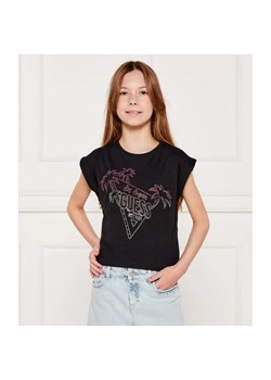 Guess T-shirt | Regular Fit ze sklepu Gomez Fashion Store w kategorii Bluzki dziewczęce - zdjęcie 184959906