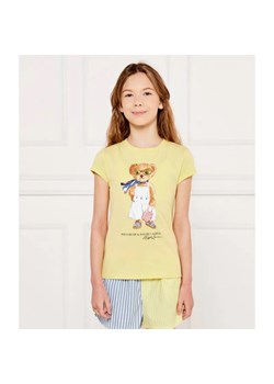 POLO RALPH LAUREN T-shirt | Regular Fit ze sklepu Gomez Fashion Store w kategorii Bluzki dziewczęce - zdjęcie 184959939