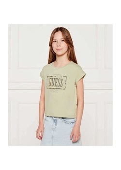 Guess T-shirt | Regular Fit ze sklepu Gomez Fashion Store w kategorii Bluzki dziewczęce - zdjęcie 184960026