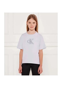 Calvin Klein Jeans T-shirt | Regular Fit ze sklepu Gomez Fashion Store w kategorii Bluzki dziewczęce - zdjęcie 184960027