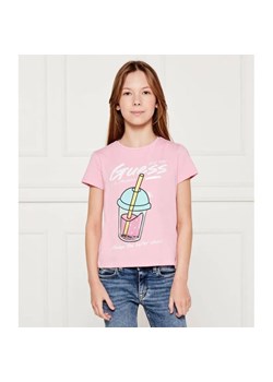 Guess T-shirt | Regular Fit ze sklepu Gomez Fashion Store w kategorii Bluzki dziewczęce - zdjęcie 184960055