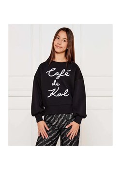 Karl Lagerfeld Kids Bluza CAFÉ DE KARL | Regular Fit ze sklepu Gomez Fashion Store w kategorii Bluzy dziewczęce - zdjęcie 184960085
