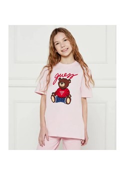Guess T-shirt | Regular Fit ze sklepu Gomez Fashion Store w kategorii Bluzki dziewczęce - zdjęcie 184960188