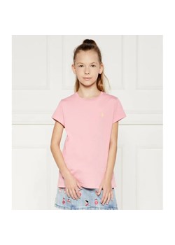 POLO RALPH LAUREN T-shirt | Regular Fit ze sklepu Gomez Fashion Store w kategorii Bluzki dziewczęce - zdjęcie 184960228