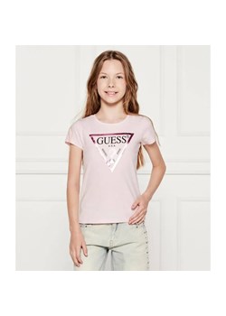 Guess T-shirt | Regular Fit ze sklepu Gomez Fashion Store w kategorii Bluzki dziewczęce - zdjęcie 184960245
