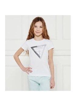 Guess T-shirt | Regular Fit ze sklepu Gomez Fashion Store w kategorii Bluzki dziewczęce - zdjęcie 184960317