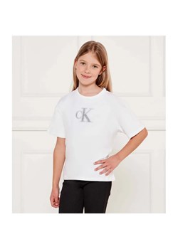Calvin Klein Jeans T-shirt | Regular Fit ze sklepu Gomez Fashion Store w kategorii Bluzki dziewczęce - zdjęcie 184960319