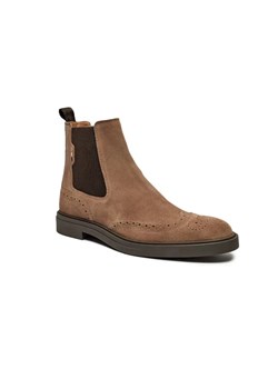 BOSS BLACK Skórzane sztyblety Calev_Cheb ze sklepu Gomez Fashion Store w kategorii Buty zimowe męskie - zdjęcie 184960756