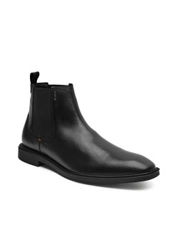HUGO Skórzane sztyblety Gryff_Cheb_lt ze sklepu Gomez Fashion Store w kategorii Buty zimowe męskie - zdjęcie 184960835