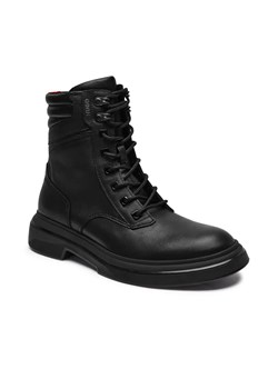 HUGO Skórzane buty wysokie Rikky_halb_nael_N ze sklepu Gomez Fashion Store w kategorii Buty zimowe męskie - zdjęcie 184960886