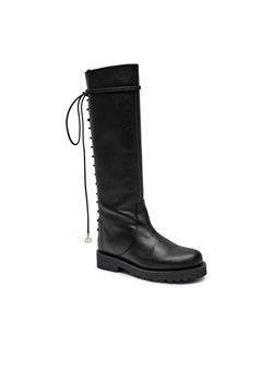 TWINSET Skórzane kozaki ze sklepu Gomez Fashion Store w kategorii Kozaki damskie - zdjęcie 184960898