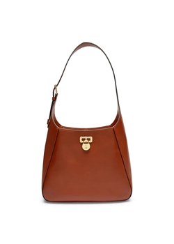 LAUREN RALPH LAUREN Skórzane hobo TANNER ze sklepu Gomez Fashion Store w kategorii Torebki hobo - zdjęcie 184961229
