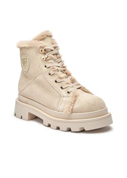 BLAUER Skórzane trapery KIMMEL 06 | shearling ze sklepu Gomez Fashion Store w kategorii Workery damskie - zdjęcie 184961435