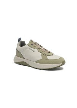 HUGO Sneakersy Kane_Runn_Nanu | z dodatkiem skóry ze sklepu Gomez Fashion Store w kategorii Buty sportowe męskie - zdjęcie 184961506