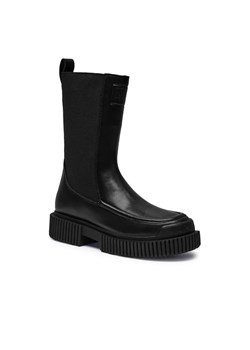 Armani Exchange Skórzane sztyblety ze sklepu Gomez Fashion Store w kategorii Botki - zdjęcie 184961648
