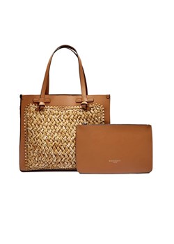 GIANNI CHIARINI Shopperka + saszetka MARCELLA | z dodatkiem skóry ze sklepu Gomez Fashion Store w kategorii Torby Shopper bag - zdjęcie 184961749