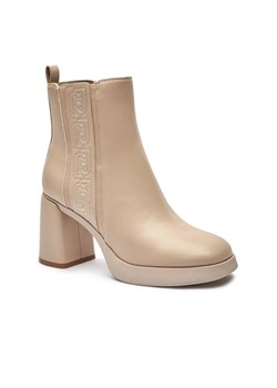 Liu Jo Botki na słupku GRACE | z dodatkiem skóry ze sklepu Gomez Fashion Store w kategorii Botki - zdjęcie 184961807