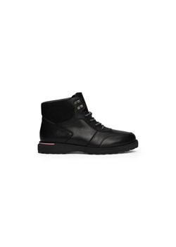 Tommy Hilfiger Skórzane buty wysokie CORPORATE WARM OUTDOOR LTH BOOT ze sklepu Gomez Fashion Store w kategorii Buty zimowe męskie - zdjęcie 184961847
