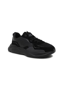HUGO Sneakersy leon | z dodatkiem skóry ze sklepu Gomez Fashion Store w kategorii Buty sportowe męskie - zdjęcie 184962039